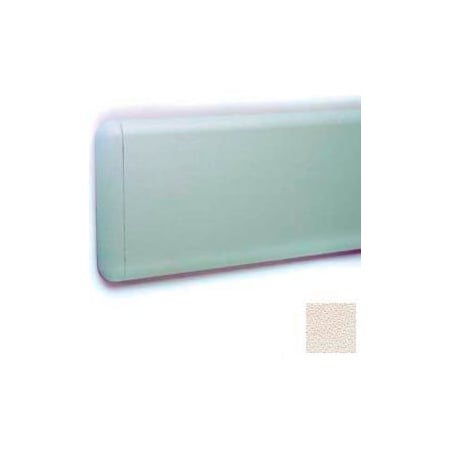 Pawling Wall Guard W/Rounded Top & Bottom Edges, Aluminum Retainer, 7-3/4"H x 12'L, Pumice WG-8-12-411